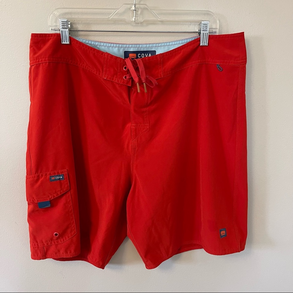 COVA Men’s Board Shorts Beach Swim Trunk Suit Size 36 EUC
